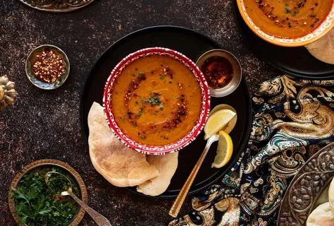 Türkische Rote-Linsen-Karotten-Suppe