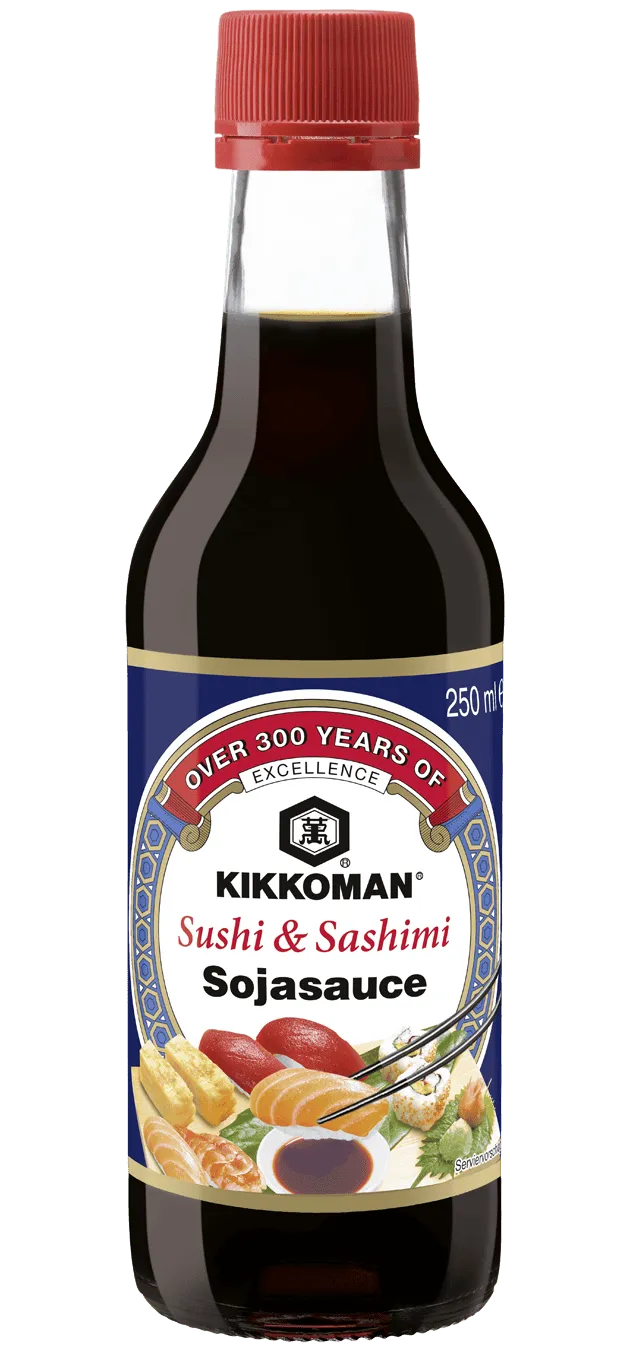 Kikkoman Sushi & Sashimi Sojasauce 250 ml Flasche
