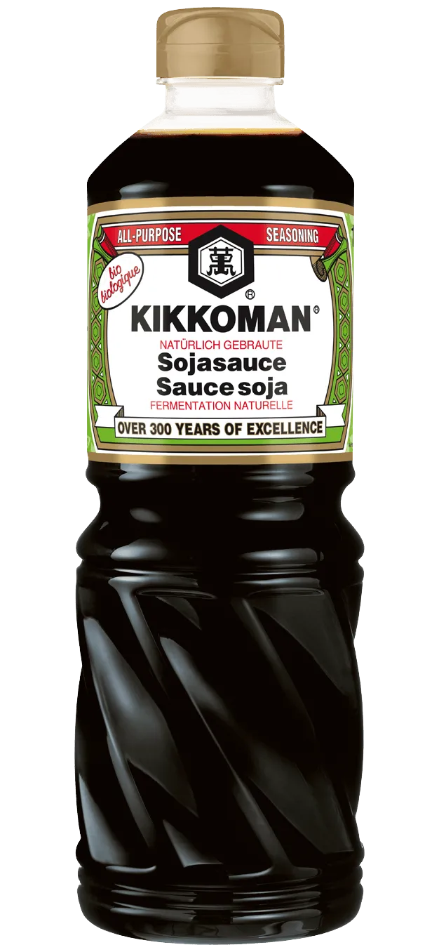 Kikkoman natürlich gebraute Bio-Sojasauce 1 L PET