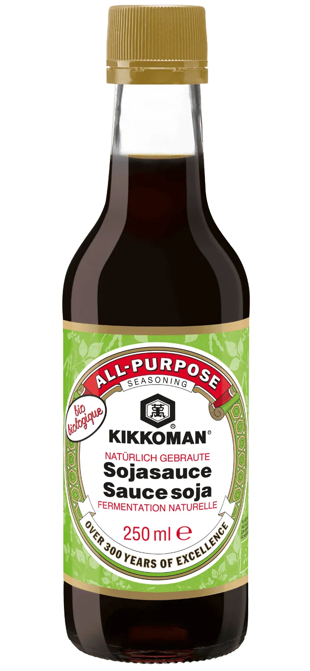 Kikkoman natürlich gebraute Bio-Sojasauce 250 ml Flasche