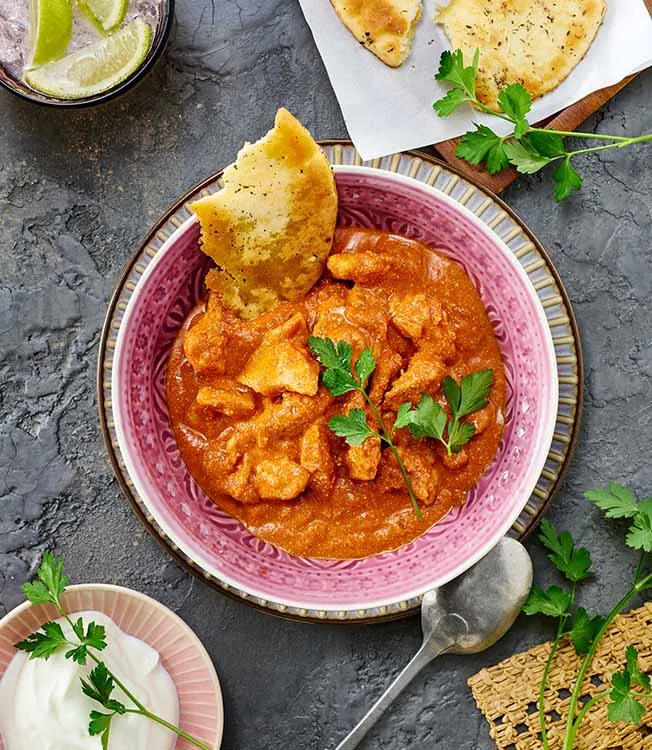 Butter-Chicken mit Ponzu & Garam Masala