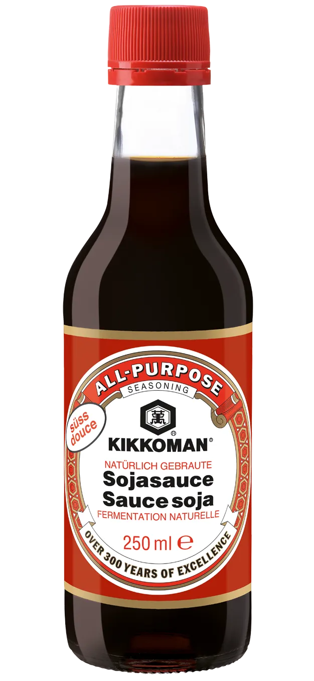 Kikkoman natürlich gebraute Sojasauce süss 250 ml Flasche