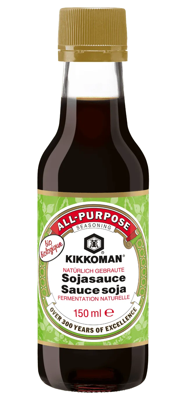 Kikkoman natürlich gebraute Bio-Sojasauce 150 ml Flasche