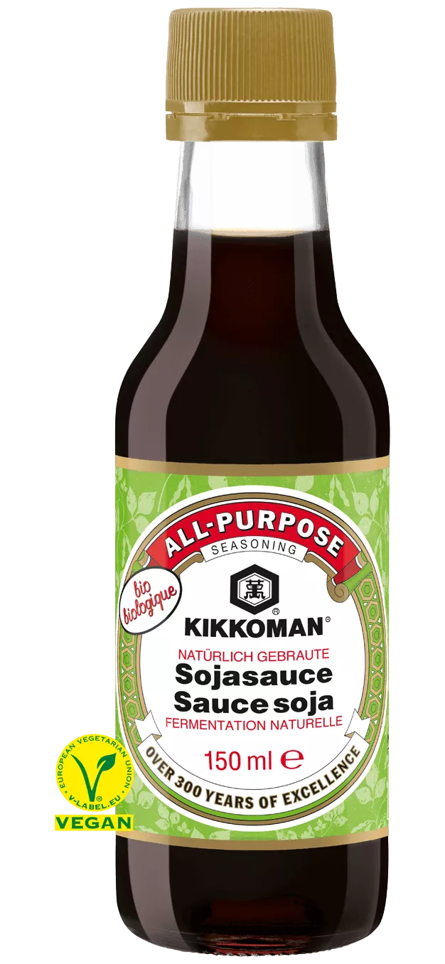 Kikkoman natürlich gebraute Bio-Sojasauce 150 ml Flasche