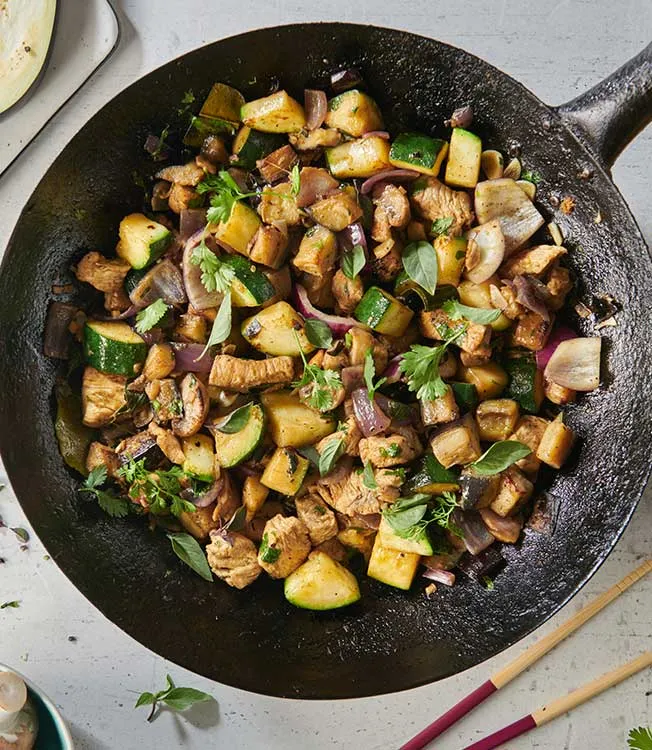 Grünes Hähnchen-Curry nach Thai-Art