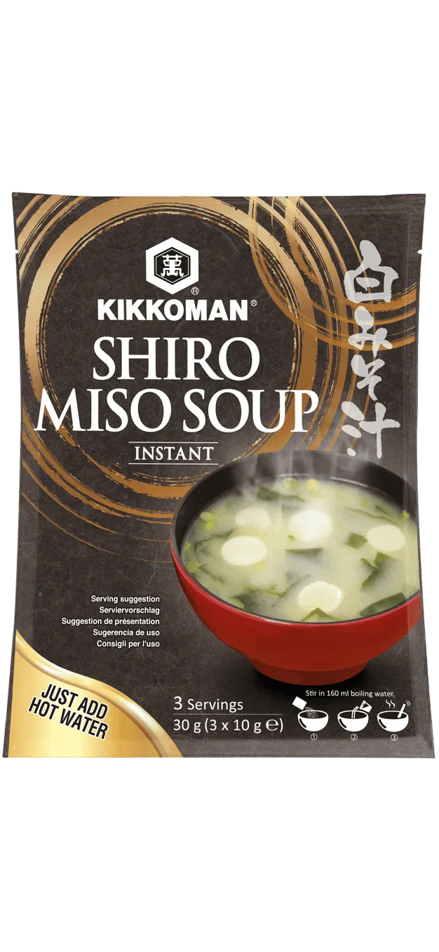 Kikkoman Instant Shiro (weiße) Miso Suppe 10 g x 3