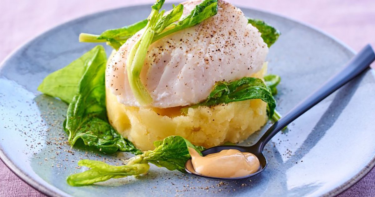 Kabeljau mit Senfsauce und Tamari Sojasauce | Kikkoman Kabeljau mit Senfsauce und Tamari Sojasauce | Kikkoman